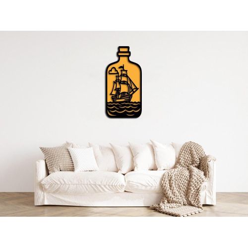 product_image_name-Generic-3D Nautical Sailboat Wall Art-6