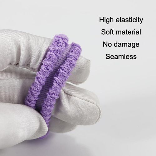 product_image_name-Generic-توك للشعر سميكة لا تسبب التلف، رباطات شعر ناعمة بدون خياطة للبنات، اكسسوارات شعر مرنة لتسريحة ذيل الحصان، 12 قطعة الالوان عشوائيه-3