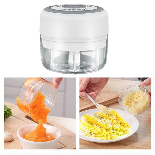 Generic USB Rechargeable Blender 3 In 1 Electric Garlic Chopper