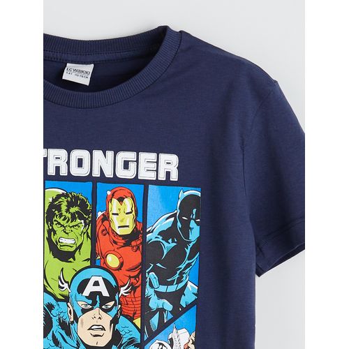 product_image_name-LC Waikiki-Crew Neck Avengers Printed Boy's T-Shirt-2