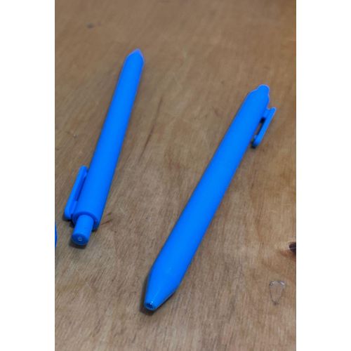 product_image_name-Generic-قلم بلاستيكي ناعم - جاف أزرق - (5 قطع)-3