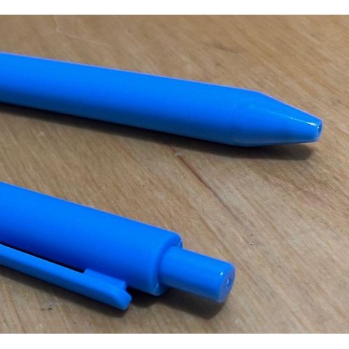 product_image_name-Generic-قلم بلاستيكي ناعم - جاف أزرق - (5 قطع)-4
