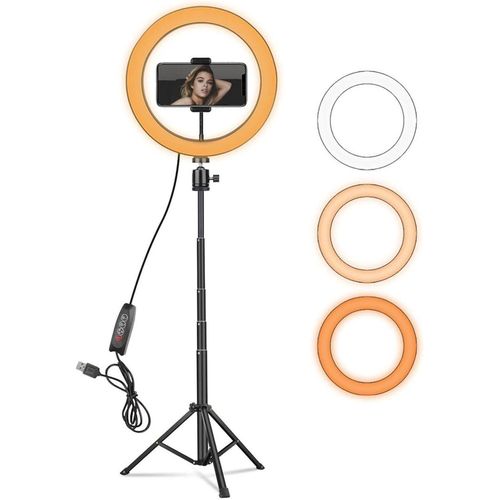 product_image_name-Generic-حامل ثلاثي قابل للحمل بارتفاع 2.10 متر مع حامل موبايل، حامل ضوء فلاش بارتفاع 26 سم، حامل ضوء استوديو قابل للطي (أسود)-1