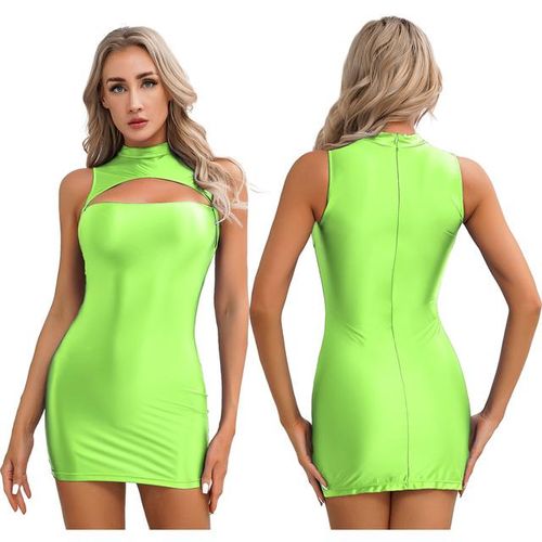 Fluo cut out dress hotsell