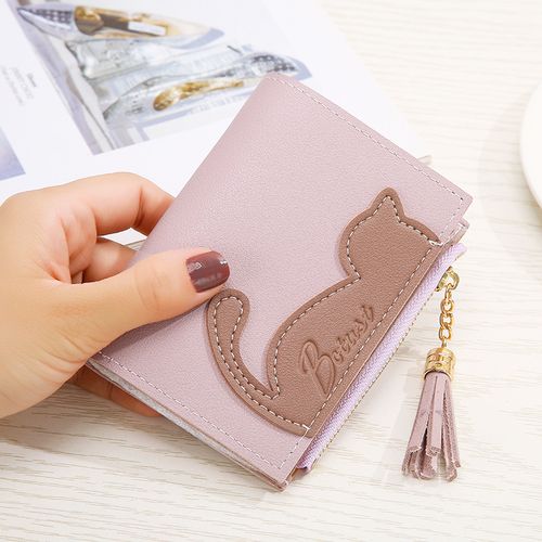 Small Wallets for Women,Wallet for Women Stylish Latest PU Leather Coins  Zipper Pocket Purse for