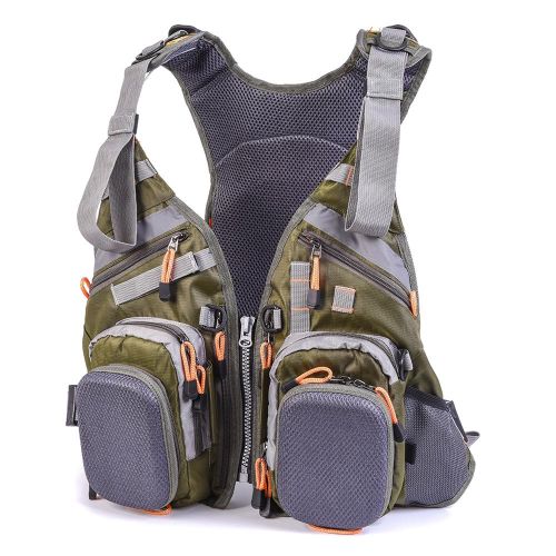 Generic Mesh Fly Fishing Vest Backpack Breathable Outdoor Fishing Vest @  Best Price Online