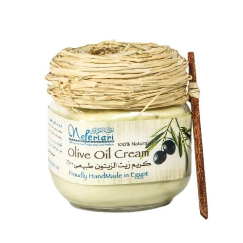 product_image_name-Nefertari-كريم زيت الزيتون للبشرة الجافة وبعد التعرض للشمس - ترطيب عميق وتهدئة - 175 مل-1