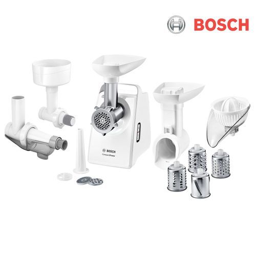 Buy Bosch Meat Mincer Compact Power 2000W - White MFW3X18W in Egypt