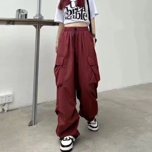 Cargo Pants Women Casual Baggy Straight with Big Pockets Joggers