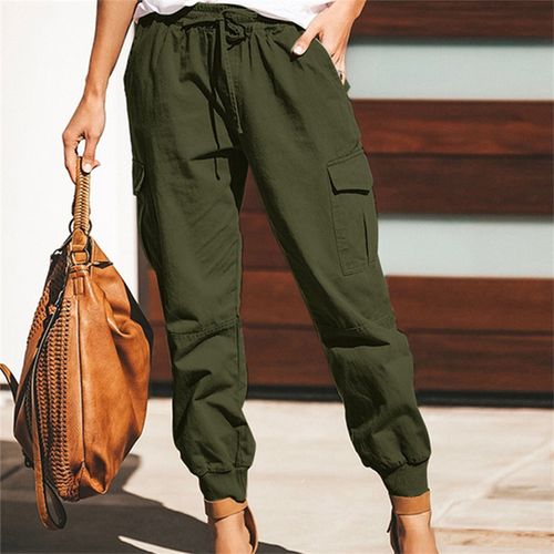 olive green joggers outfit  Fashion, Casual fashion, Womens fashion