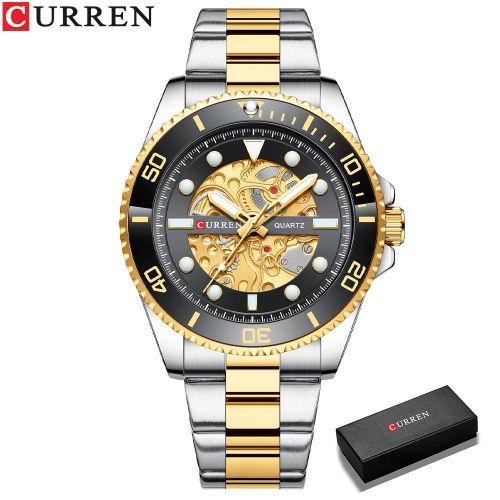 Curren Brand Quartz Watches Watch Men Stainless Steel Waterproof