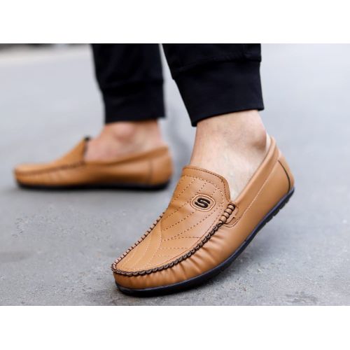 Buy Men's Slip-on Shoes - Coffee in Egypt