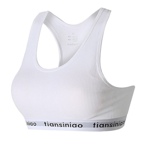 Fashion Padded Racerback Sports Bras Women Shockproof Running @ Best Price  Online