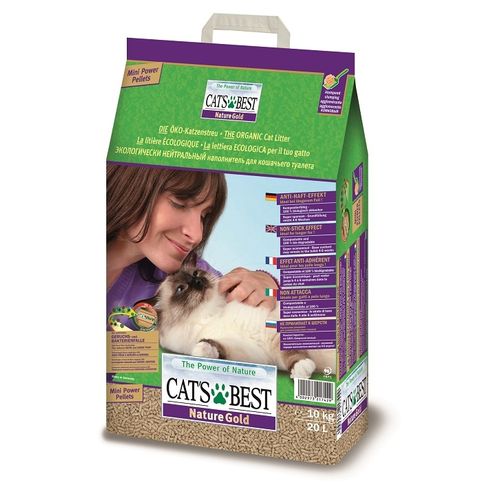 اشتري Cat's Best Clumping 100% Organic Fibers Long Hair Cat Litter - 20 Ltrs في مصر