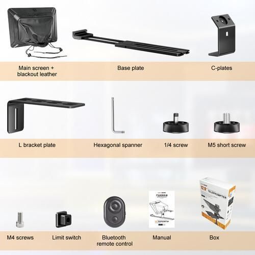 product_image_name-Lensgo-TC12 Teleprompter for Select Cameras and iPads-4