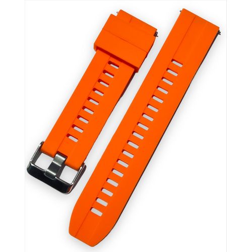 product_image_name-Generic-لسوار ساعة Amazfit GTR 2e / GTR 2 22 مم من السيليكون مع مشبك فضي (برتقالي)-1