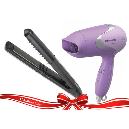 Panasonic hair dryer best sale and straightener combo