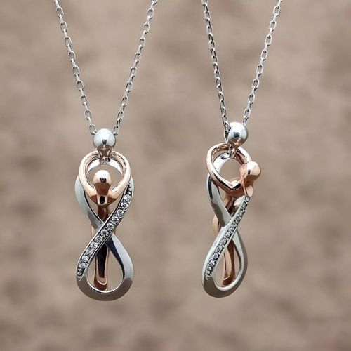 product_image_name-Generic-قلادة عناق - عبّر عن الحب والعاطفة مع قلادة للأزواج قابلة للتعديل، مثالية كهدية عيد الحب له ولها، تتميز بتصميم مريح للعناق للمشاعر الرومانسية-2