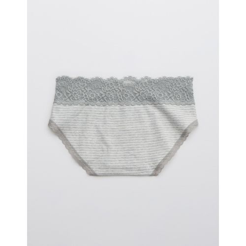 Aerie Cotton Eyelash Lace Cheeky Underwear