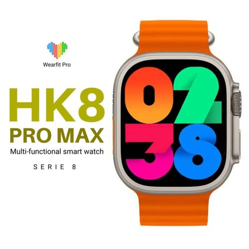 Generic HK8 Pro Max Ultra 2.12 Inch Smart Watch 49mm Amoled Screen NFC High  Refresh Rate-Orange @ Best Price Online