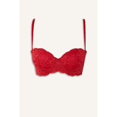 product_image_name-Defacto-حمالة صدر بدون حمالات مغطاة بالدانتيل نصف مبطنة بسلك دعم-1