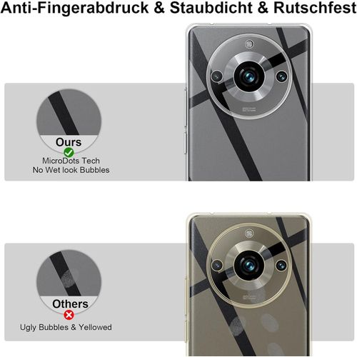 product_image_name-Generic- جراب متوافق مع موبايل ريلمي 11 برو مضاد للاصفرار ورفيع ومرن السيليكون الناعم والبولي يوريثين المقاوم للحرارة ومضاد للخدش والصدمات - شفاف مصد -4