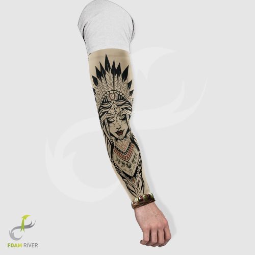 Buy Realistic Look Full Arm Sleeve Temporary Tattoo Sticker Extra Large  Full Arm Fake Tattoos Cool Looking Waterproof Fashion Black Gothic Rose  Online in India - Etsy