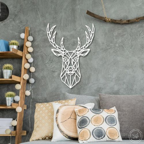 product_image_name-Generic-لوحة جدارية هندسية على شكل رأس غزال-3