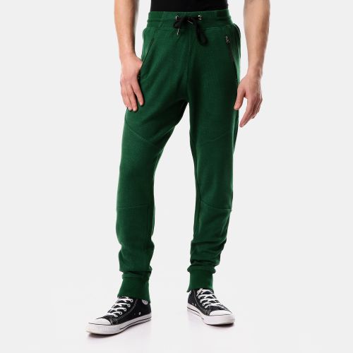 Pavone Plain Back Ankle Zipper Green 