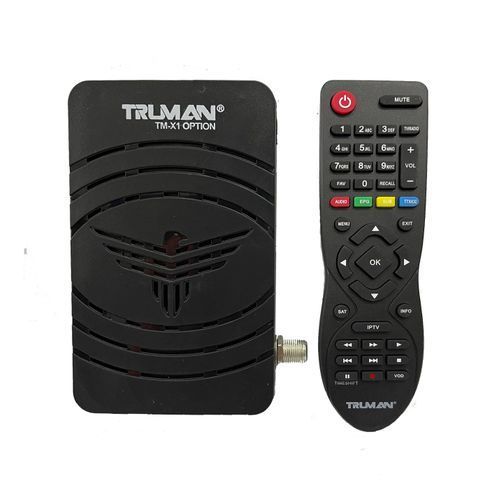 product_image_name-Truman-Truman TM-X1Option Mini Full HD جهاز استقبال الأقمار الصناعية مع ريموت بلوتوث - أسود -1