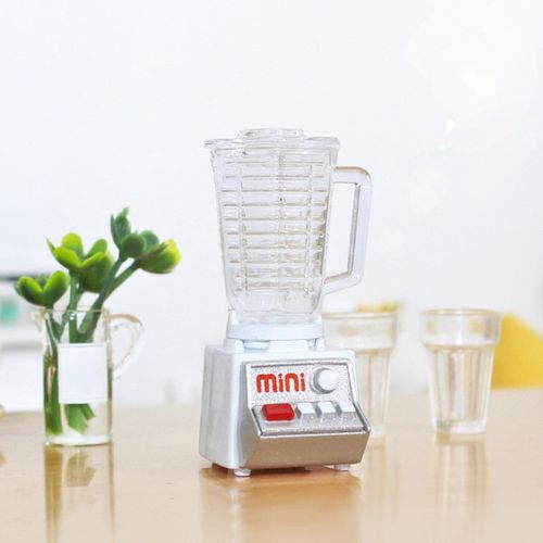 1/12 Scale Mini Juicer Miniature Dollhouse Food Blending Machine Pretend  Play Kitchen for Barbies Toy Accessories