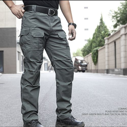 Fashion (Green Pants Men)Single Road Mens Cargo Pants Men Fashion Side  Pockets Hip Hop Techwear Joggers Male Japanese Streetwear Trousers Pants Men  OM @ Best Price Online | Jumia Egypt