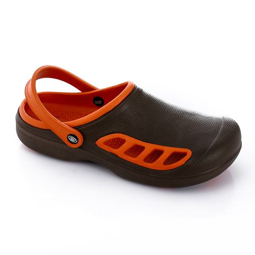 Buy Activ Cedar Brown & Orange Reptile Rubber Clogs in Egypt