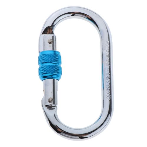 Generic 25KN Screw Lock Carabiner O Light For Swing Fishing @ Best