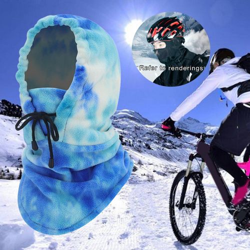 Generic Men Women Balaclava Face Mask Winter Weather Fishing Blue @ Best  Price Online