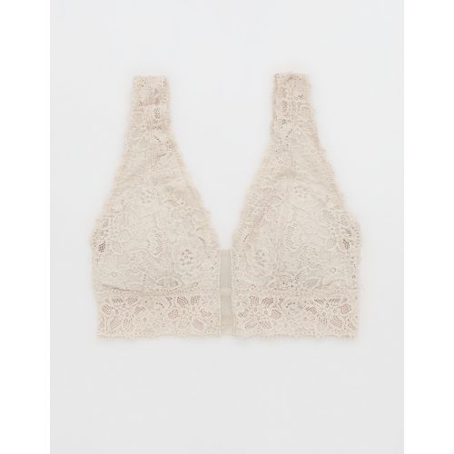 Buy Aerie Eyelash Lace Plunge Bralette online