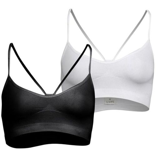 Silvy - Set Of (2) Solid Sport Bra @ Best Price Online