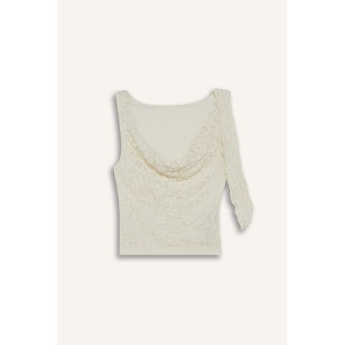 product_image_name-Defacto-بلوزة دانتيل سليم فيت بياقة مع طيات-3