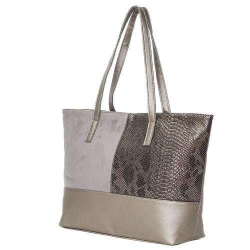 Buy Women's Handbag Snake Skin 32021 Gray in Egypt