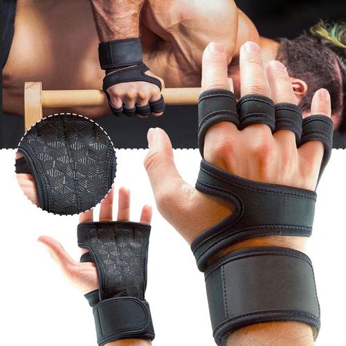 Generic 1 Pair Weight Lifting Training Gloves Women Men Fitness Sports Body Building Gymnastics Grips Gym Hand Palm Protector Gloves Best Price Online Jumia Egypt