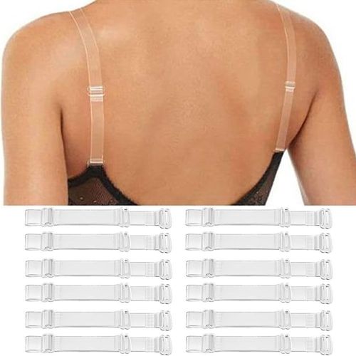 product_image_name-Generic-حمالة صدر سيليكون شفافة قابلة للتعديل، للنساء، عرض 1.5 سم، 6 أزواج-1