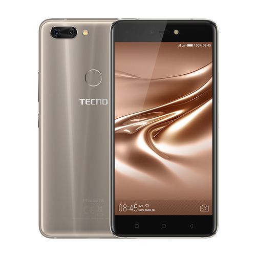 Tecno موبايل فانتوم 8 - 5.7 بوصة - 64 جيجا بايت - 4G - ثنائي الشريحة - ذهبي.