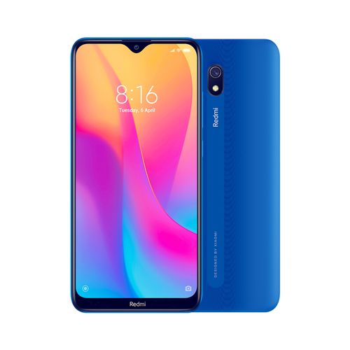 XIAOMI Redmi 8A موبايل - 6.2 بوصة - 32 جيجا/2 جيجا - ثنائي الشريحة - أزرق