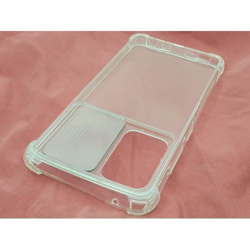 product_image_name-Generic-جراب خلفي قوي بحواف سيليكون وغطاء لحماية الكاميرا لهاتف سامسونج جالاكسي ايه  51- شفاف Samsung Galaxy  A51 4G-2