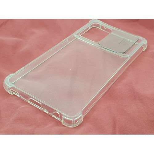 product_image_name-Generic-جراب خلفي قوي بحواف سيليكون وغطاء لحماية الكاميرا لهاتف سامسونج جالاكسي ايه  51- شفاف Samsung Galaxy  A51 4G-3