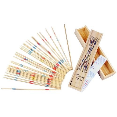 Buy Baby Educational Wooden Traditional Mikado Spiel Pick Up Sticks With Box Game Wood in Egypt