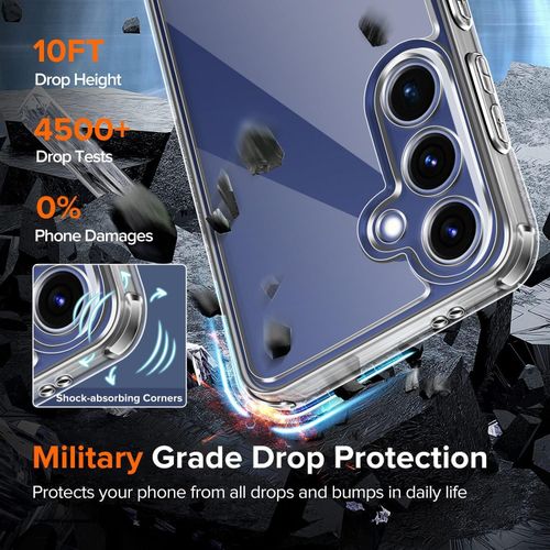 product_image_name-Generic-جراب حماية شفاف سامسونج جالاكسي S25 FE 5G من جو شوبينج – سيليكون TPU مرن نحيف مقاوم للصدمات والخدوش بحماية كاملة وزوايا مضادة للصدمات-4