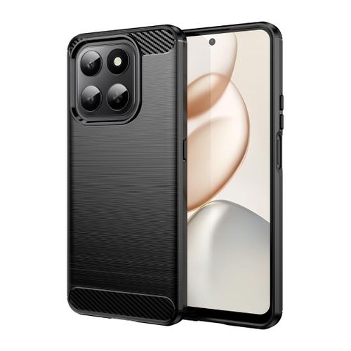 product_image_name-Generic-Honor X7D 4G – Slim Black Protective Case with Durable Brushed Carbon Fiber Texture, Scratch-Resistant, Anti-Slip, and Shock-Absorbent Design.-4