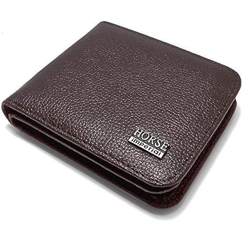 اشتري Imperial Horse Genuine Leather Wallet  For - Brown في مصر