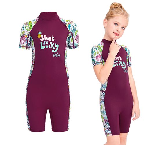 Long Sleeve Swimsuit Kids, Neoprene Swimwear